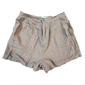 Read Supply Brown/Tan Linen Shorts – Women’s Large